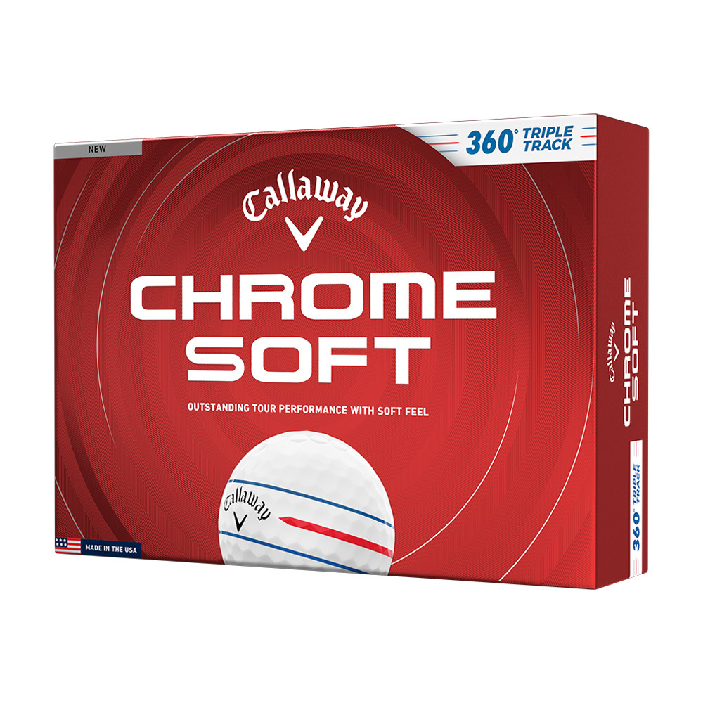 Callaway Chrome Soft 360 Triple Track Golf Balls - Maple Hill Golf